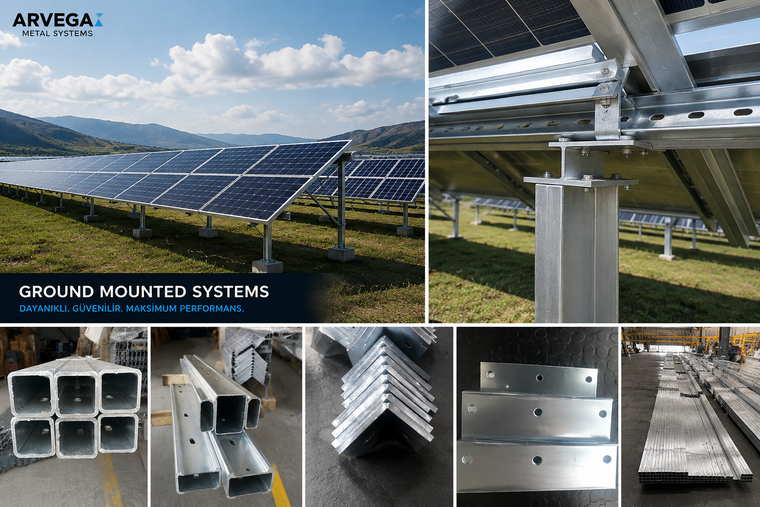 Solar-Montagesysteme für Freiflächen
